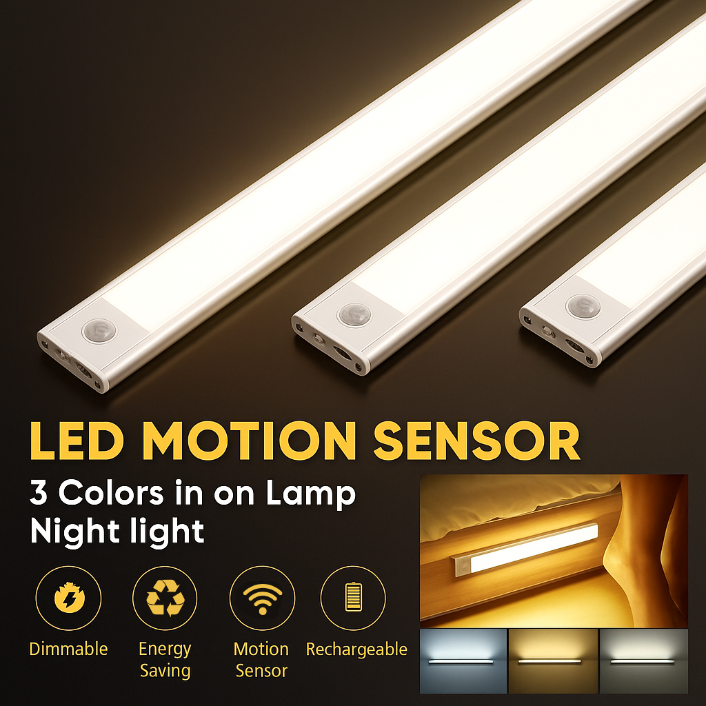 LumiSense™ Rechargeable Motion Sensor Light (Pack of 2)